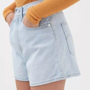 Levi's High Loose Denim Shorts
